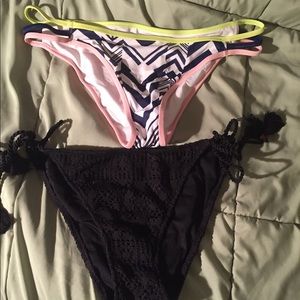 2 size large Victoria’s Secret bikini bottom